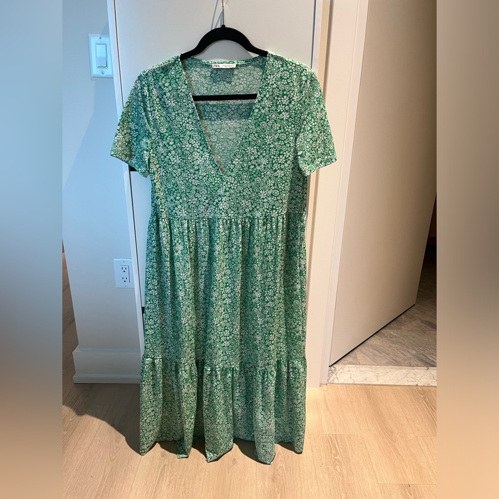 Zara Tiered Midi Dress